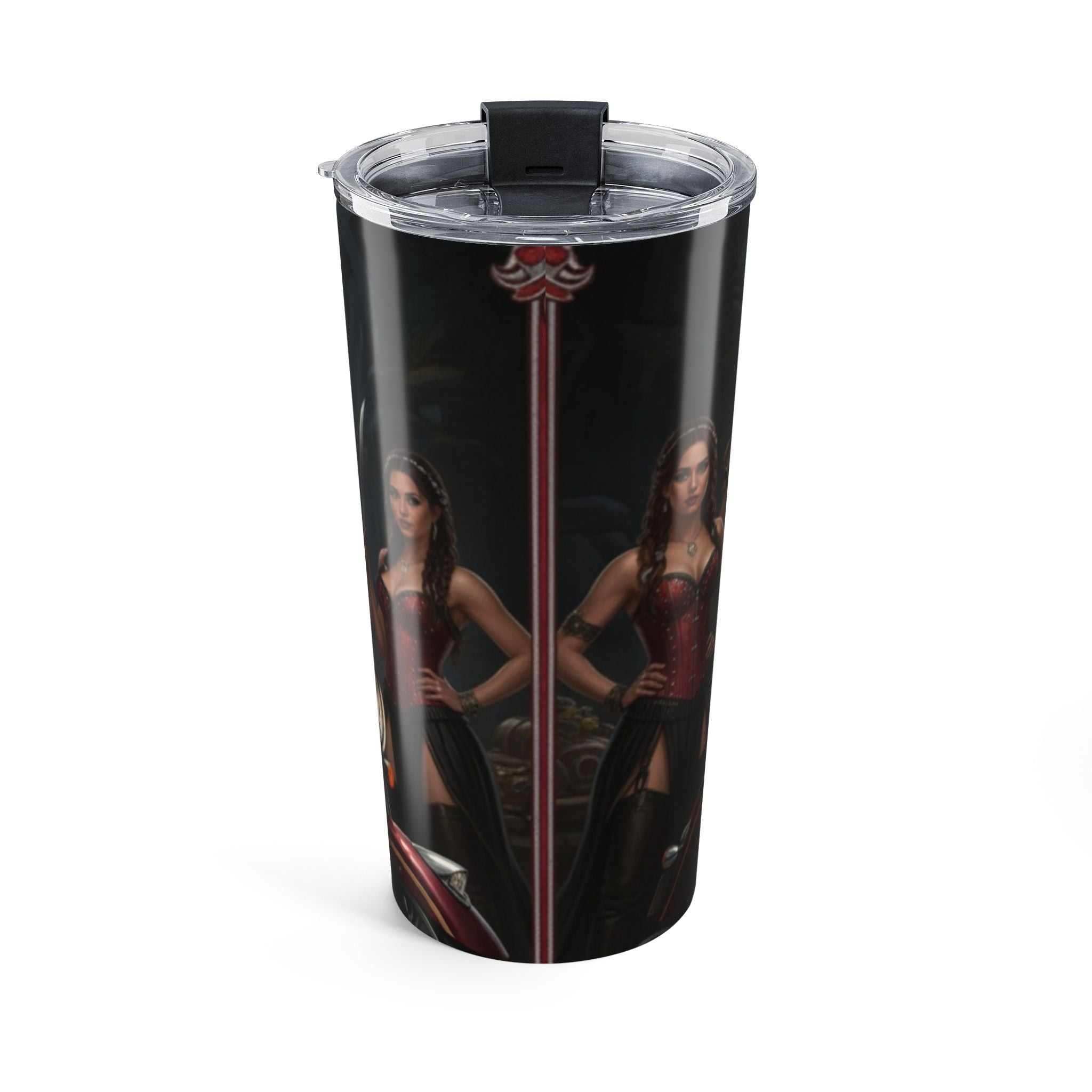 Pirate Biker 20oz Tumbler – Vintage Captain & Motorcycle Travel Cup