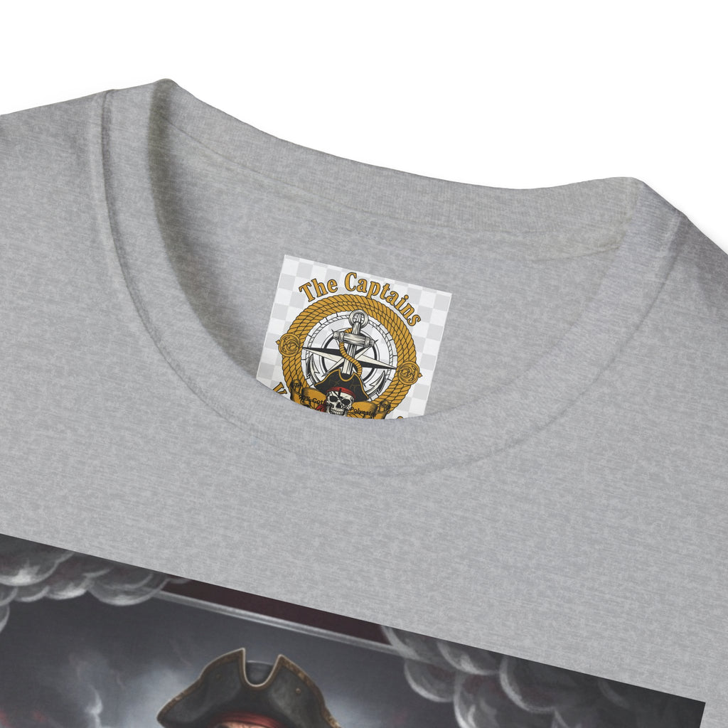 Pirate Captain T-Shirt — Vintage Nautical Adventure Graphic Tee