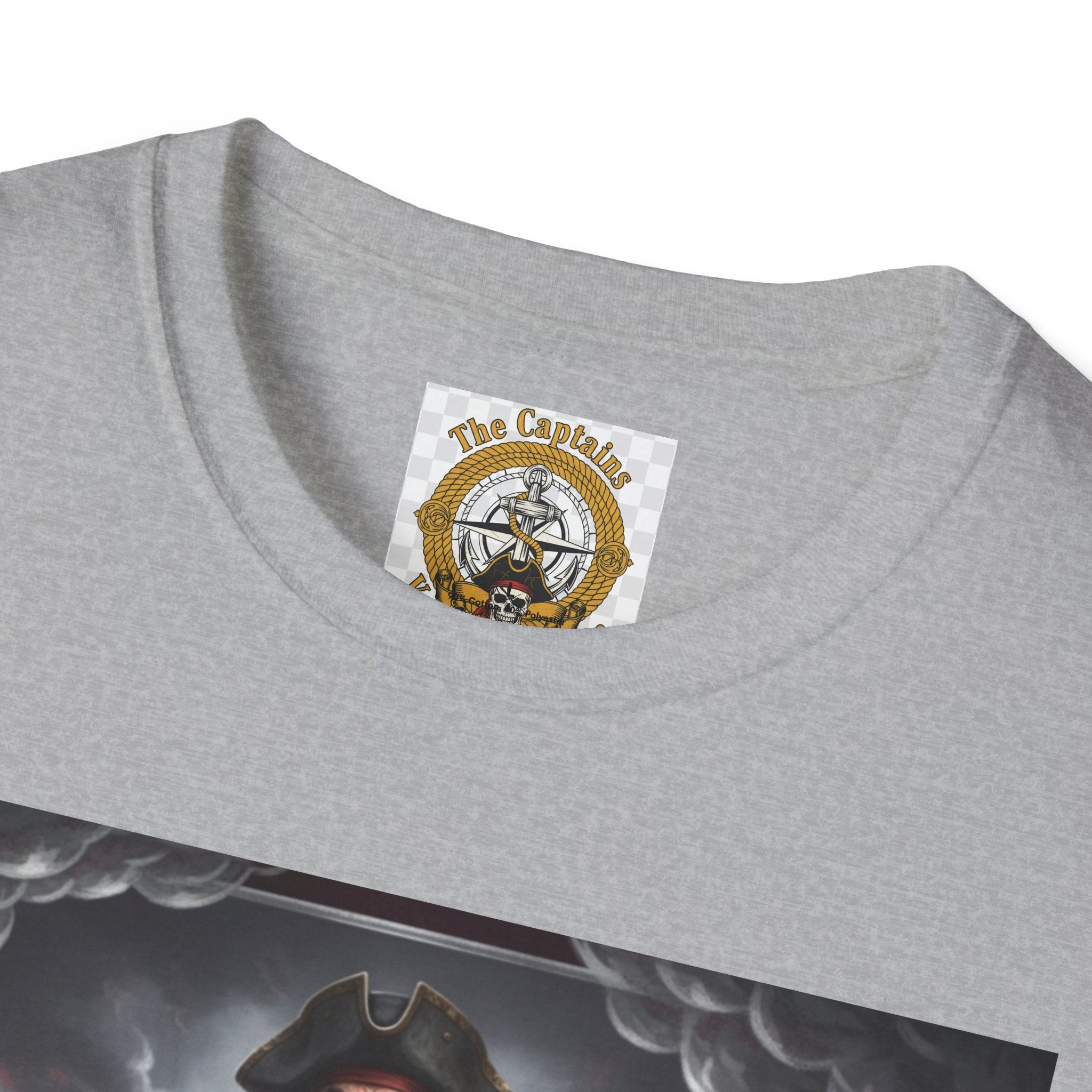 Pirate Captain T-Shirt — Vintage Nautical Adventure Graphic Tee