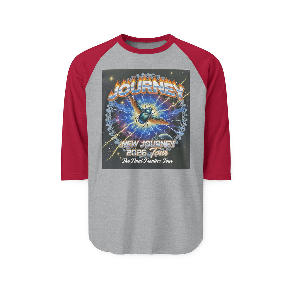 Journey 2008 Tour Raglan Shirt — Vintage Rock Band Baseball Tee