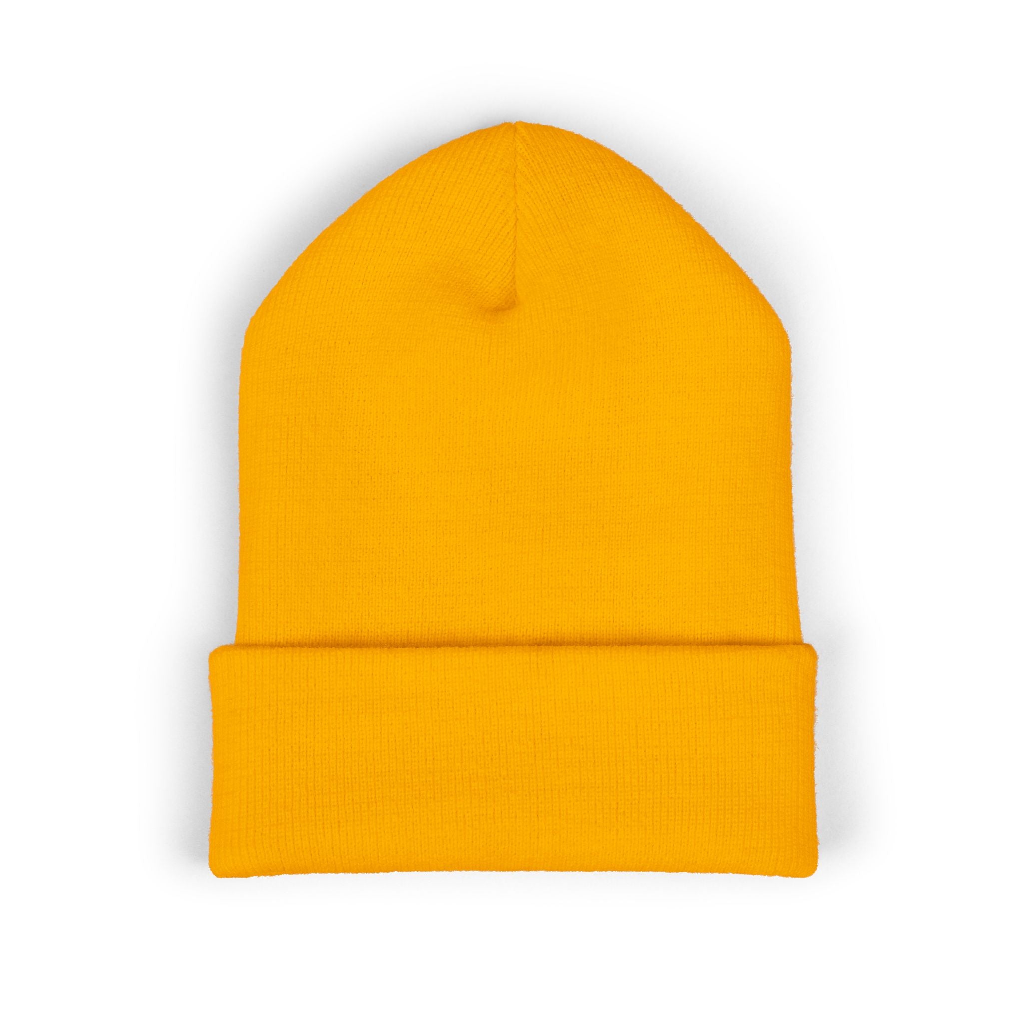 Retro Cassette Embroidered Beanie — Vintage Music Knit Hat