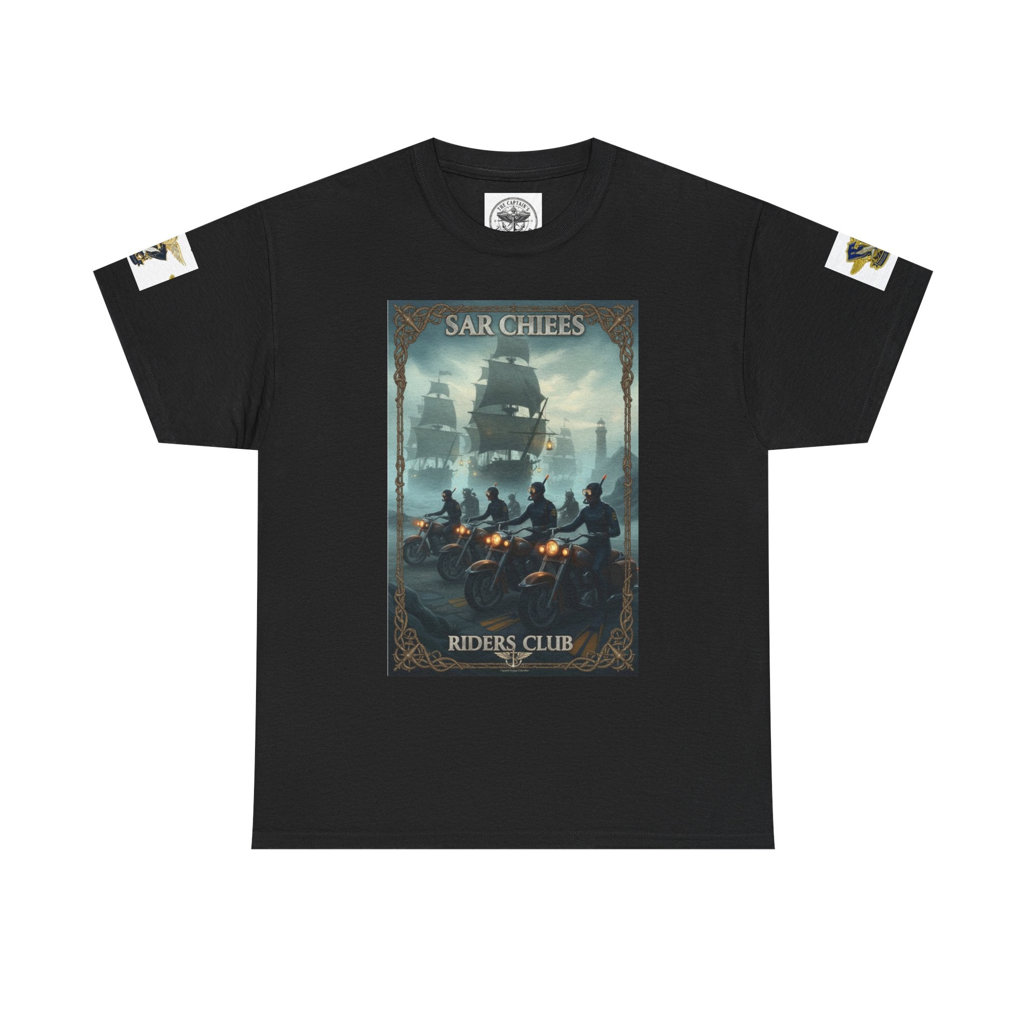 Military Rescue Crew T-Shirt — SAR Chiefs Riders Club Graphic Tee