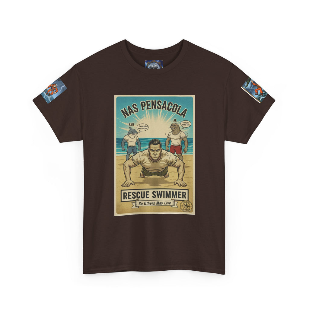 Rescue Swimmer Tee — NAS Pensacola Search & Rescue Helmet Tag T-Shirt