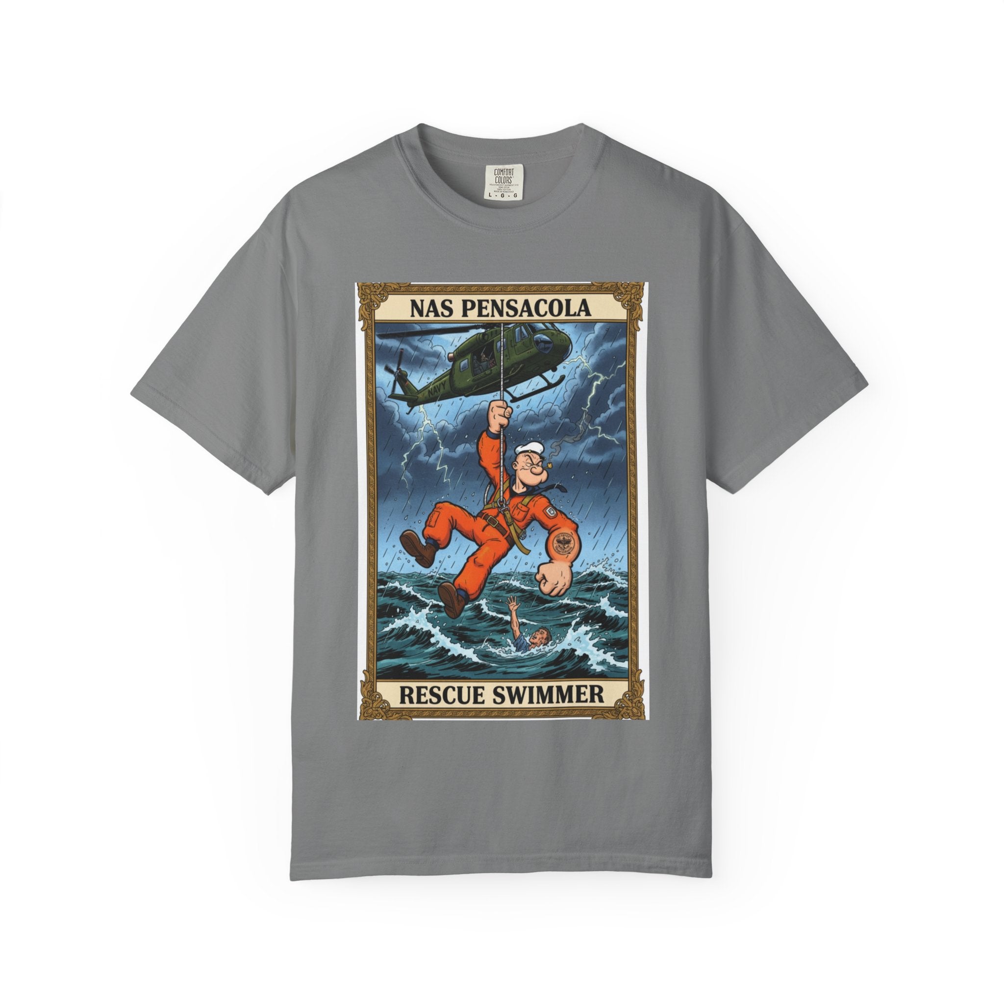 Rescue Swimmer T-Shirt – NAS Pensacola Vintage Lifesaver Tee