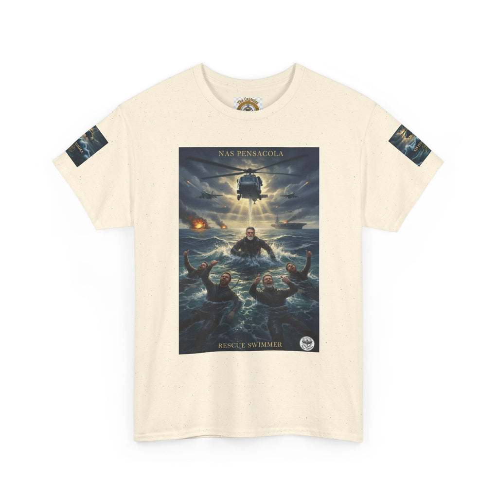 Rescue Mission Tee — Military Helicopter Search & Rescue Graphic T-Shirt