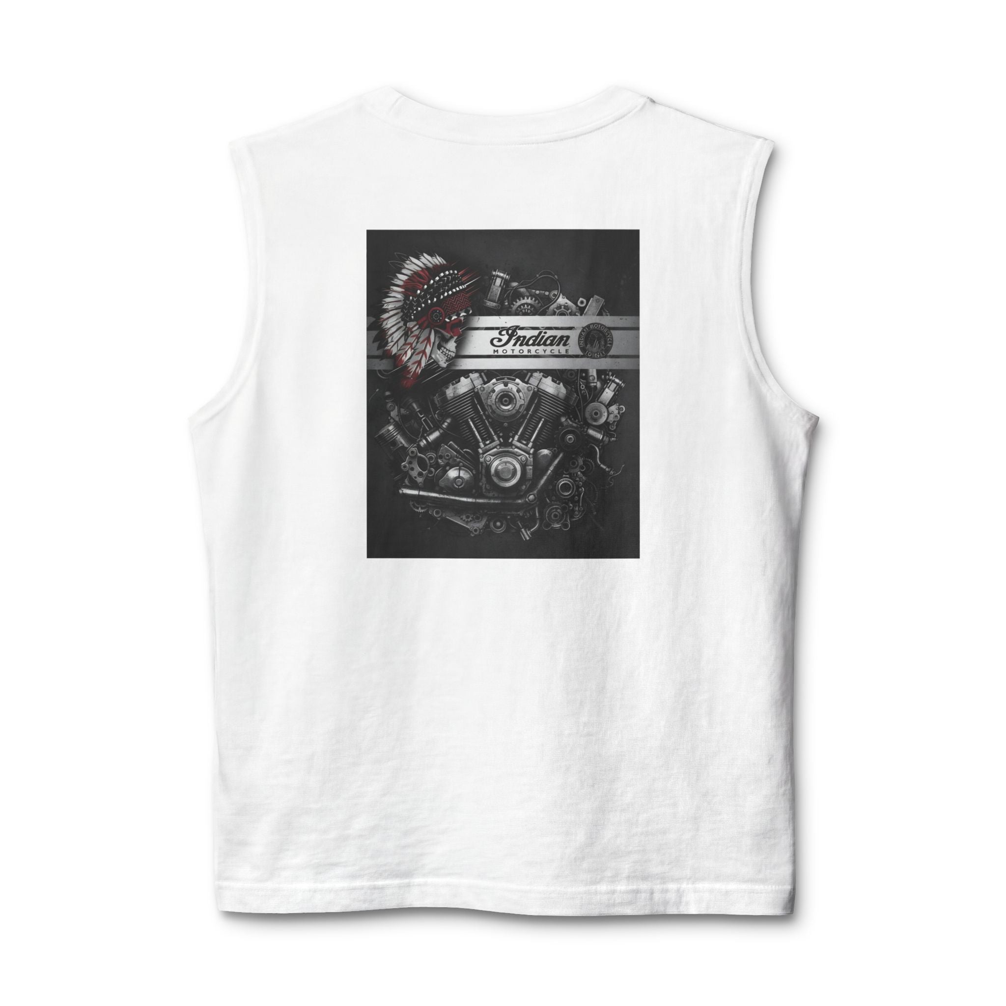 Indian Motorcycle Graphic Muscle Tank — Vintage Rider Tee