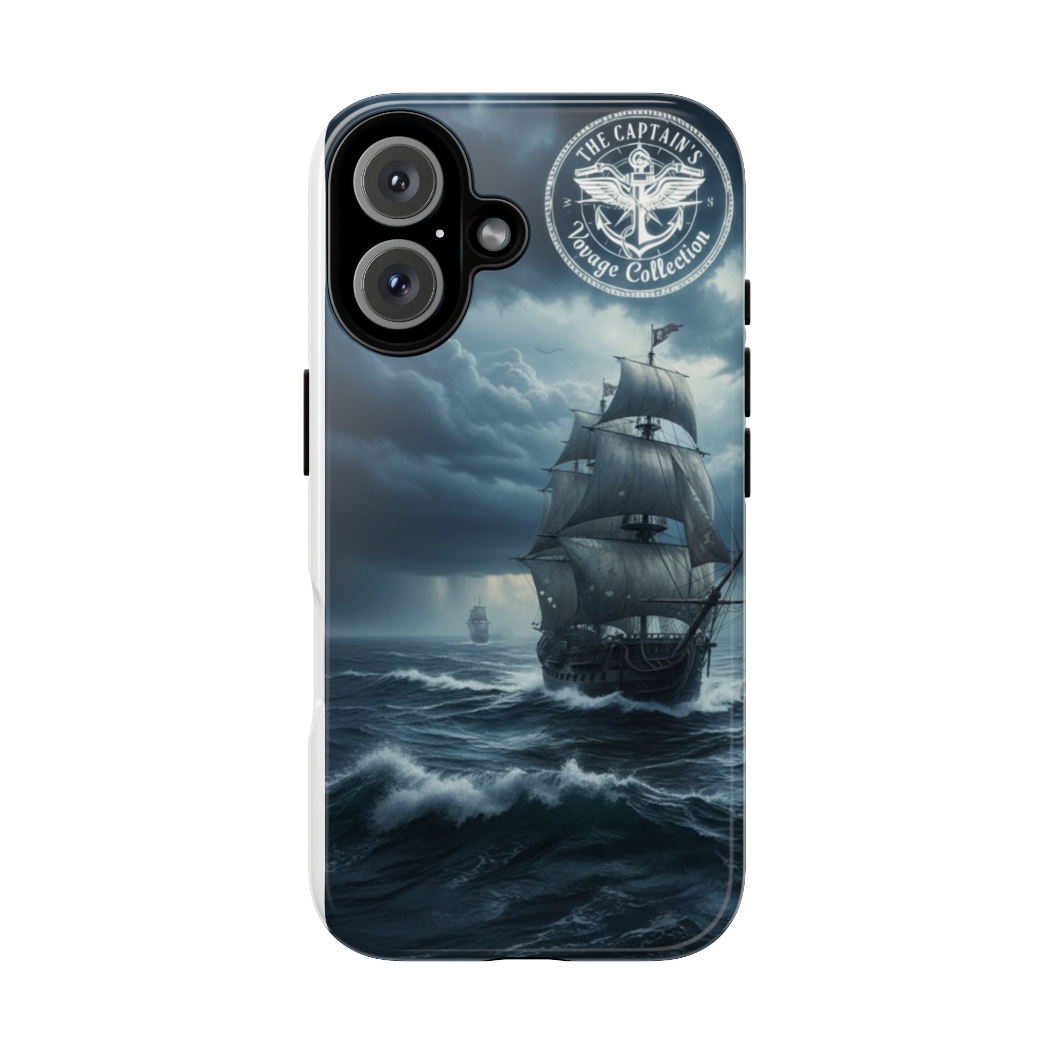 Stormy Seas Ship Phone Case – Nautical Pirate Sailing iPhone Cover