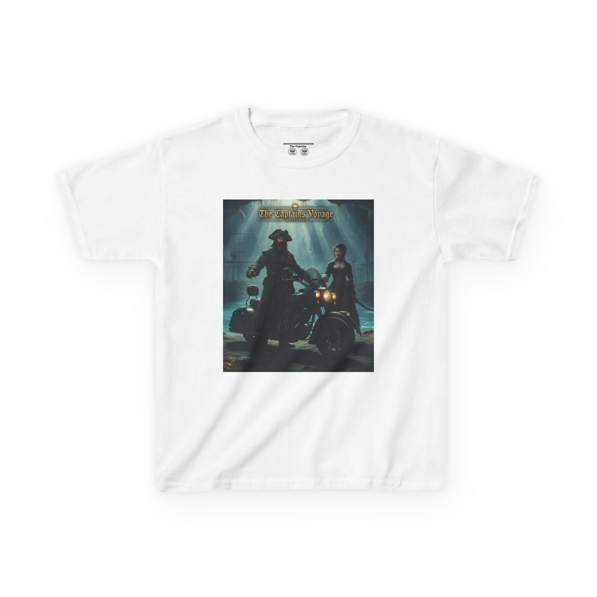 Kids Captain Adventure Graphic Tee | Nautical Youth T-Shirt