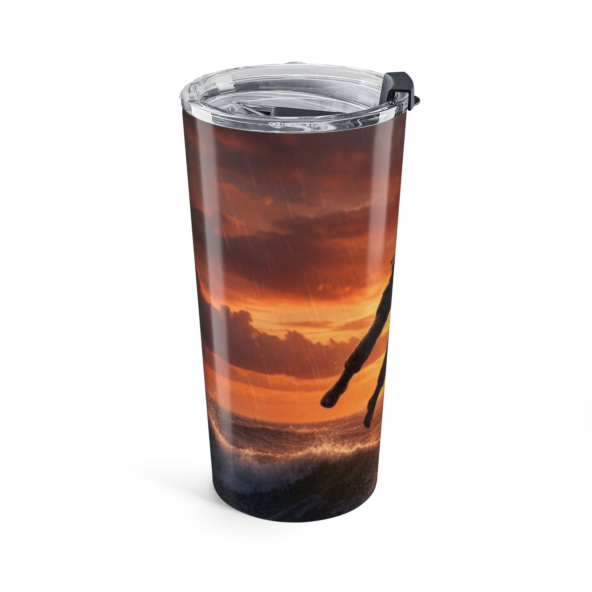 20oz Adventure Tumbler – Climbing Rescue Sunset Stainless Travel Cup