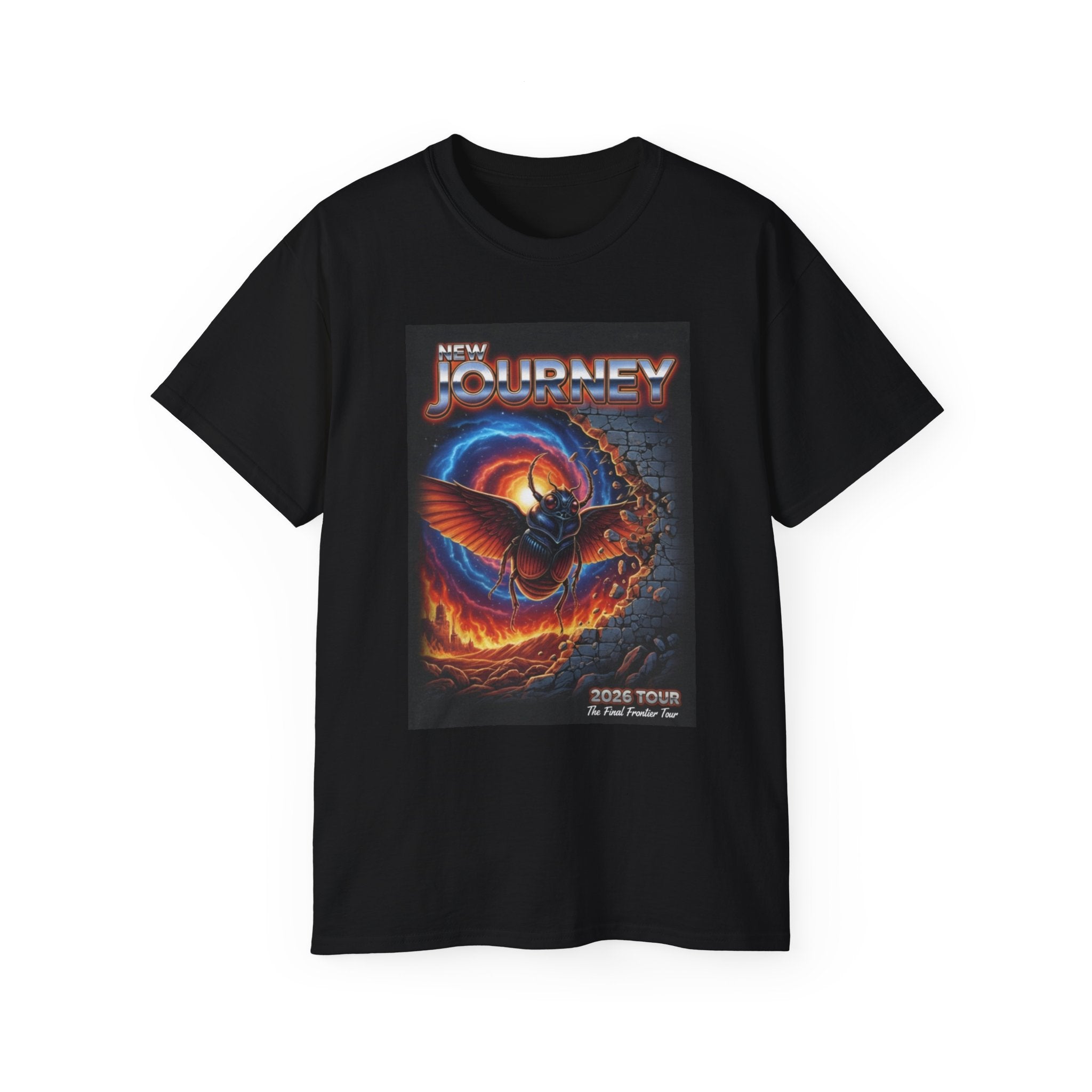 Journey 2020 Tour T‑Shirt — Vintage Rock Band Guitar Poster Tee