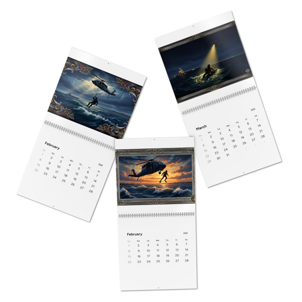Rescue Heroes 2026 Wall Calendar
