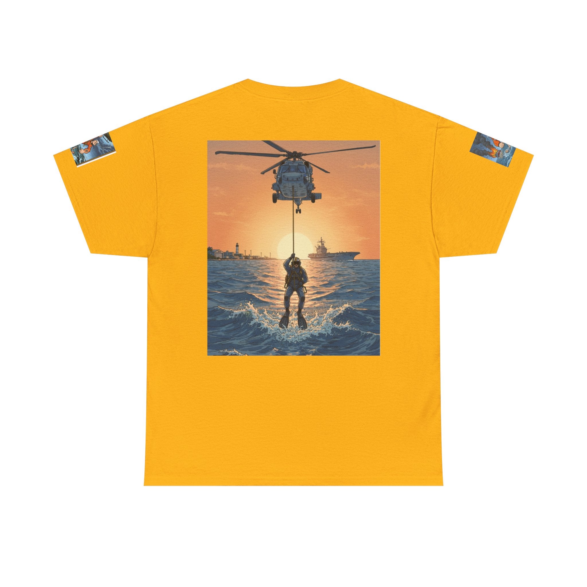 Rescue Swimmer Tee — NAS Pensacola Search & Rescue Helmet Tag T-Shirt