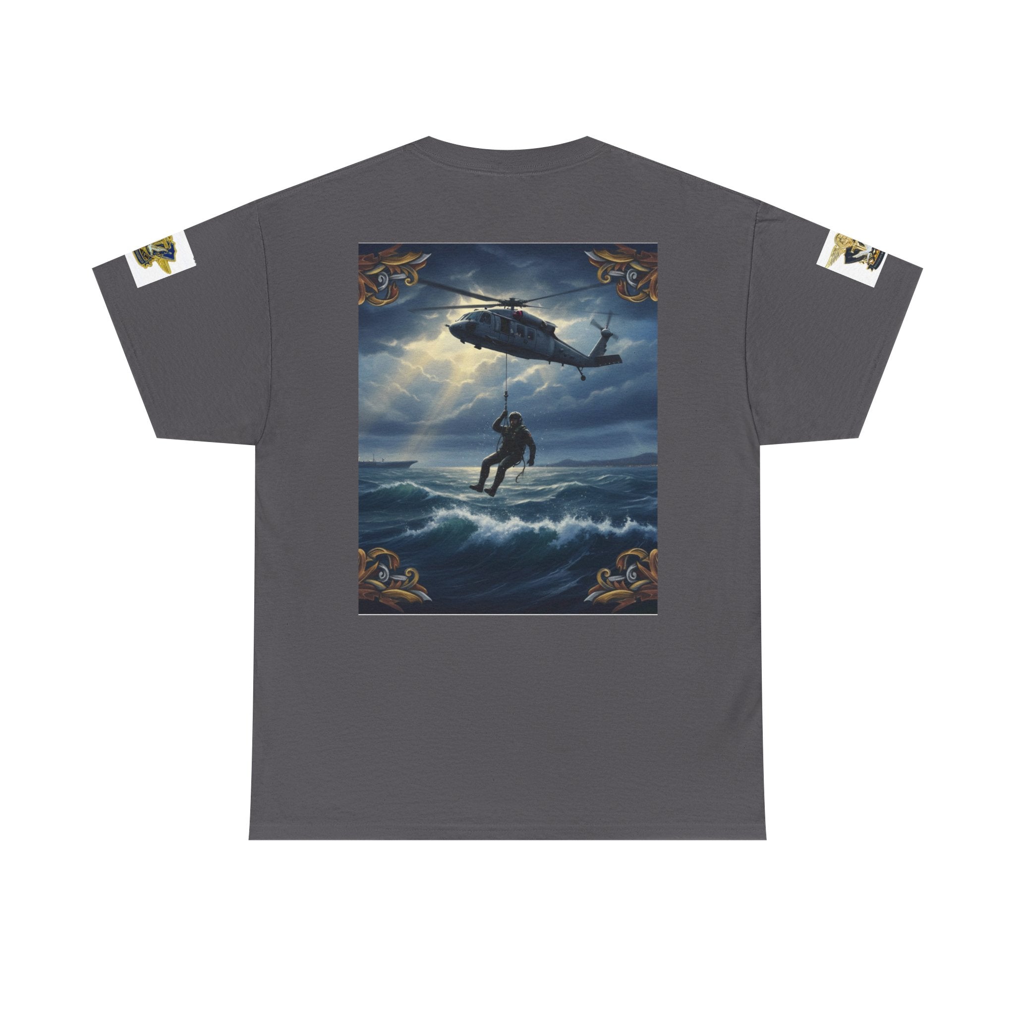Military Rescue Crew T-Shirt — SAR Chiefs Riders Club Graphic Tee