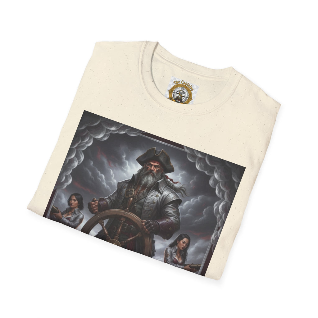 Pirate Captain T-Shirt — Vintage Nautical Adventure Graphic Tee