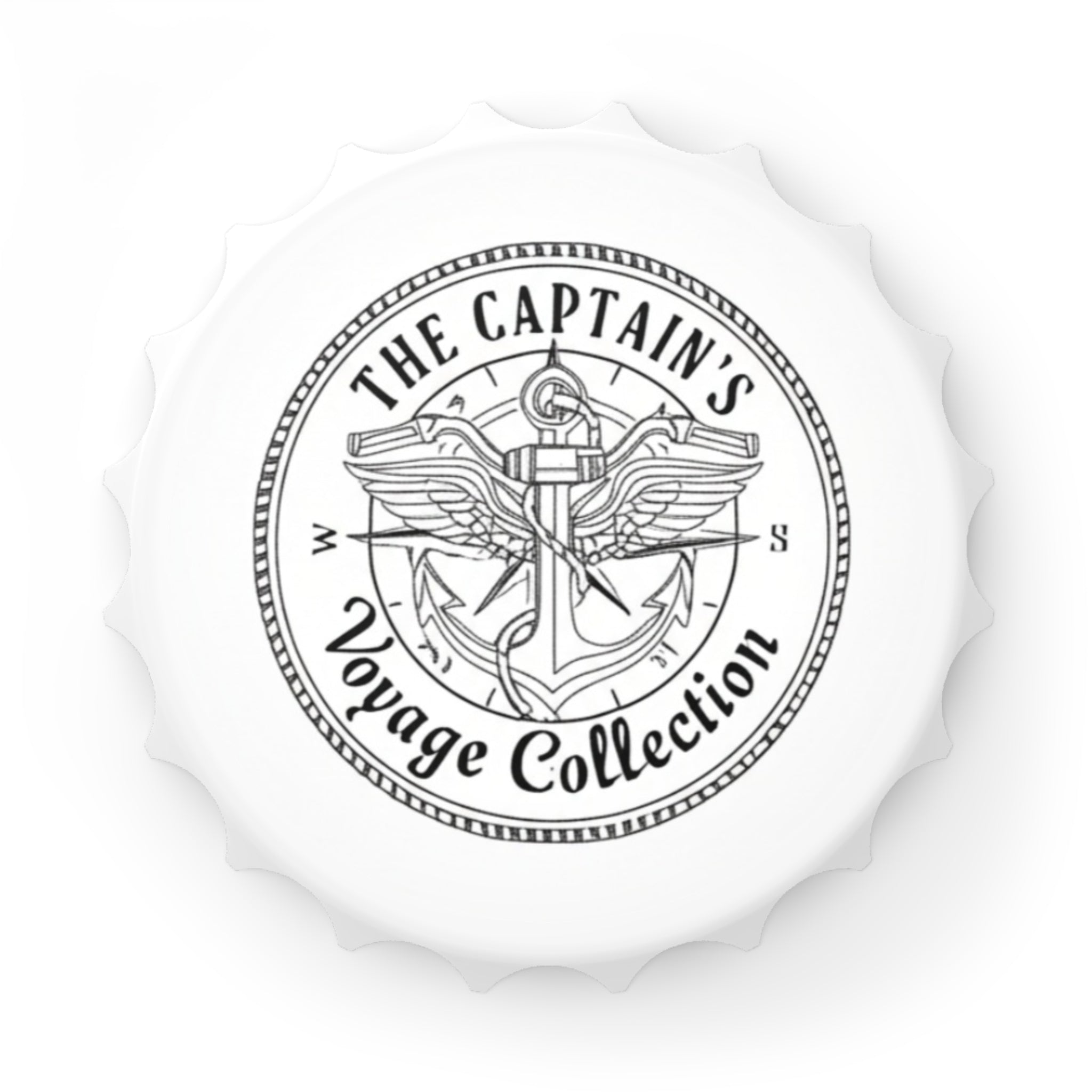 Captain’s Voyage Collection Bottle Opener — Nautical Anchor Emblem