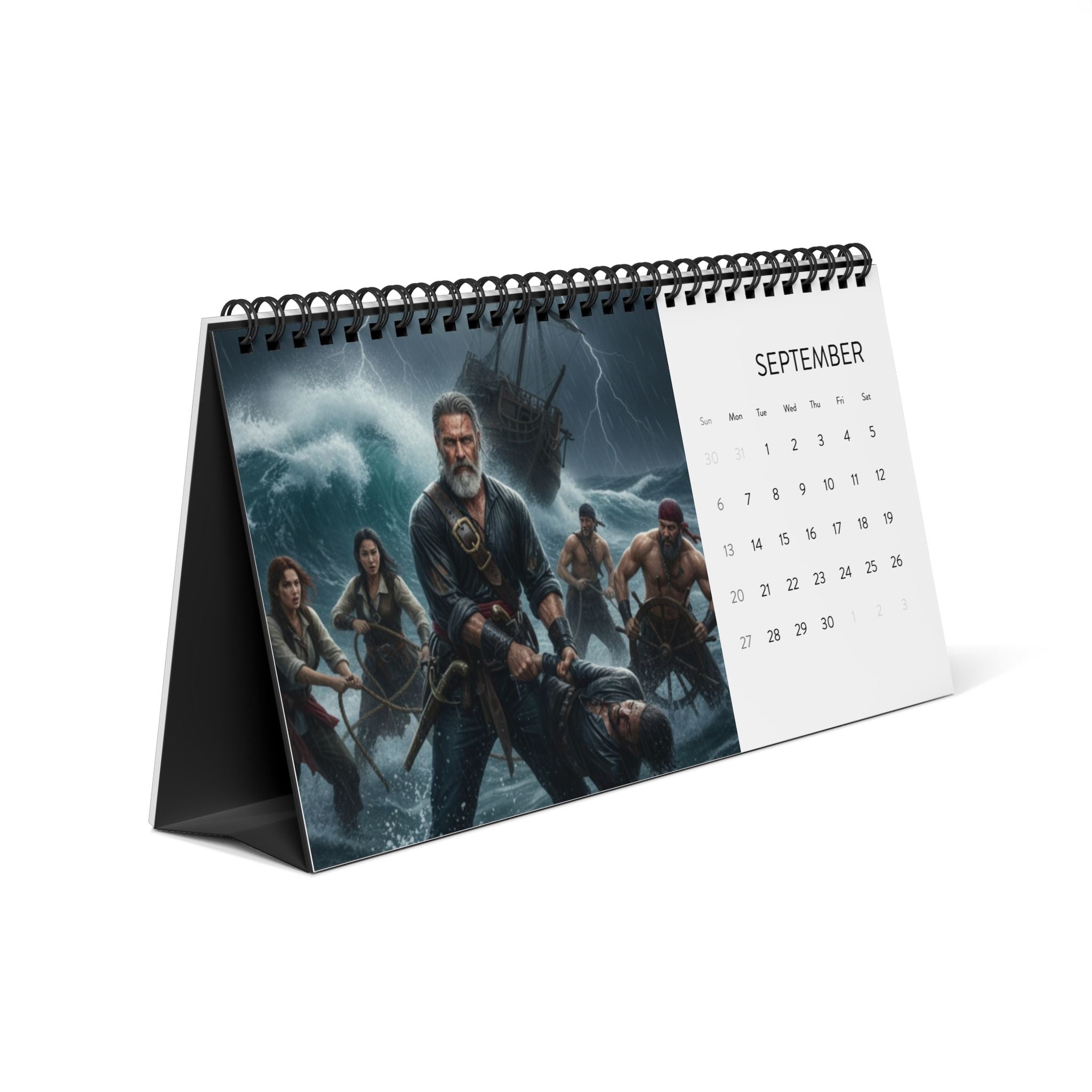 The Captain's Voyage 2026 Desktop Calendar
