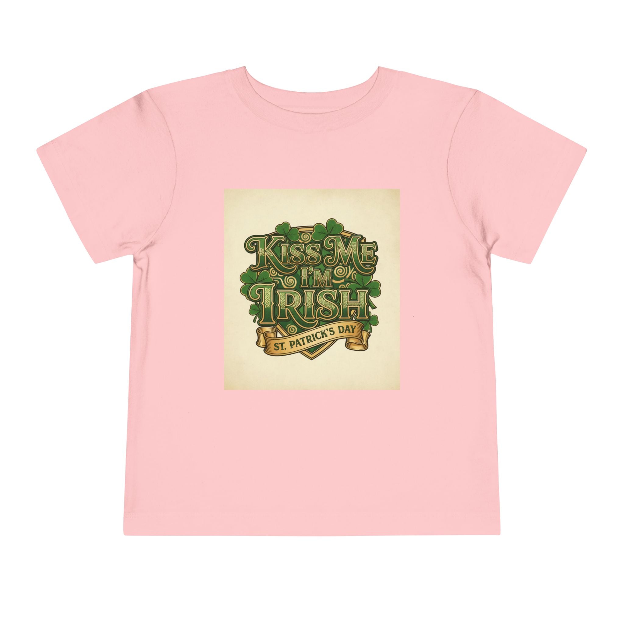 Toddler Tee — "Kiss Me I'm Irish" St. Patrick's Day Shirt
