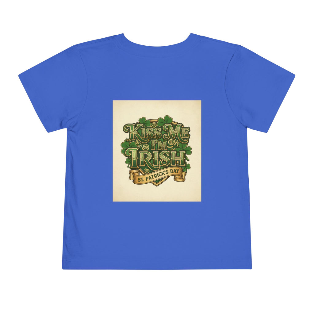Toddler Tee — "Kiss Me I'm Irish" St. Patrick's Day Shirt