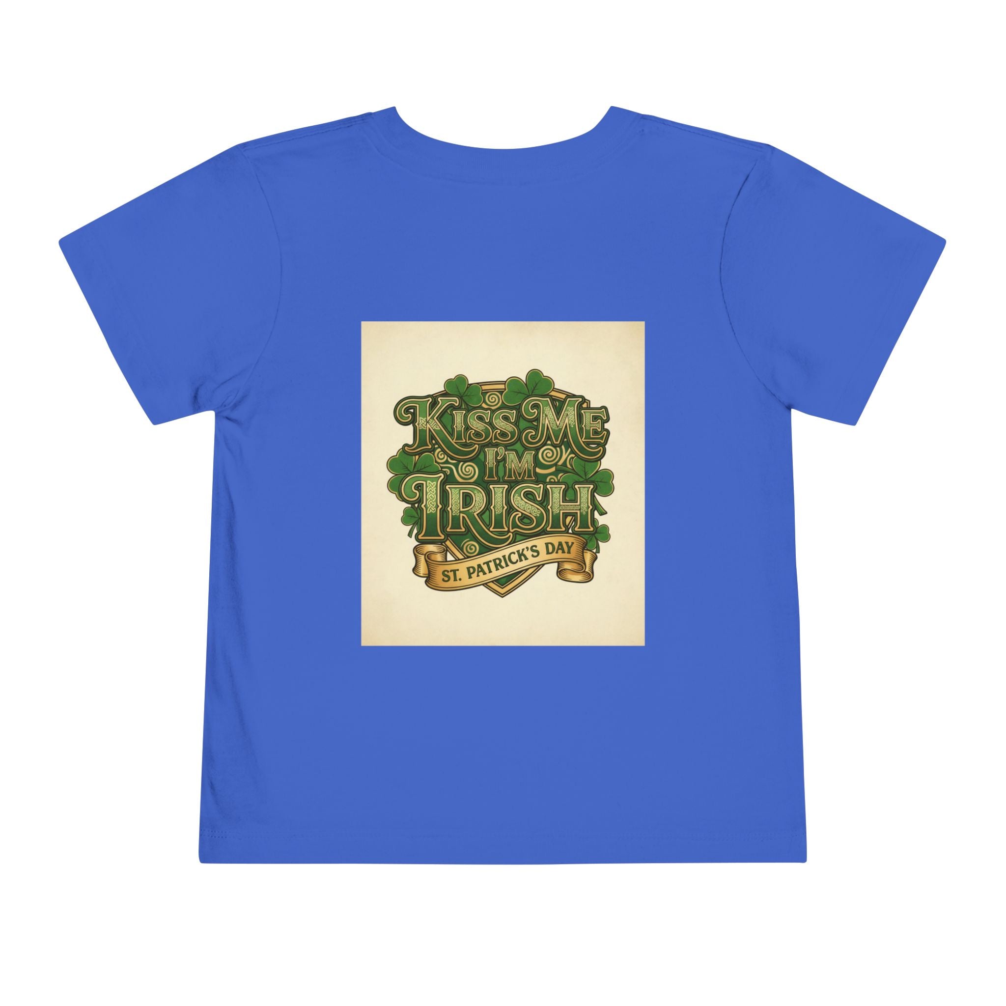 Toddler Tee — "Kiss Me I'm Irish" St. Patrick's Day Shirt