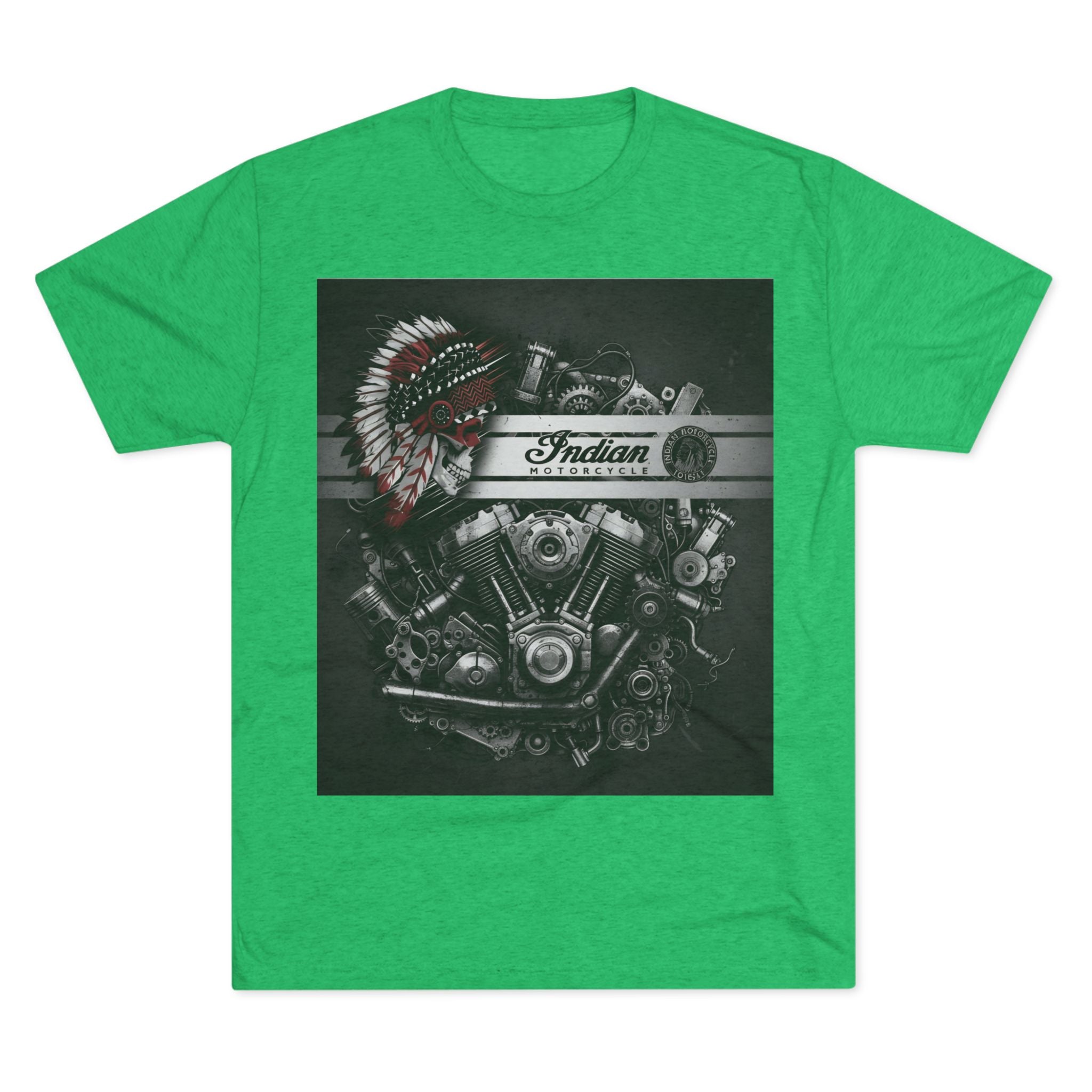 Indian Motorcycle Engine Tee — Vintage 'World's Fastest Motorcycle' Graphic
