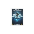 Diver Split-View Silk Poster — Underwater Adventure Wall Art (Indoor/Outdoor)