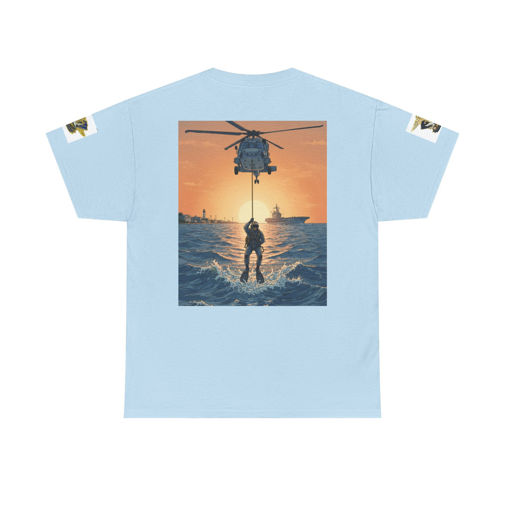 Military Rescue Riders Club T‑Shirt — SAR Chiefs Helicopter Tee