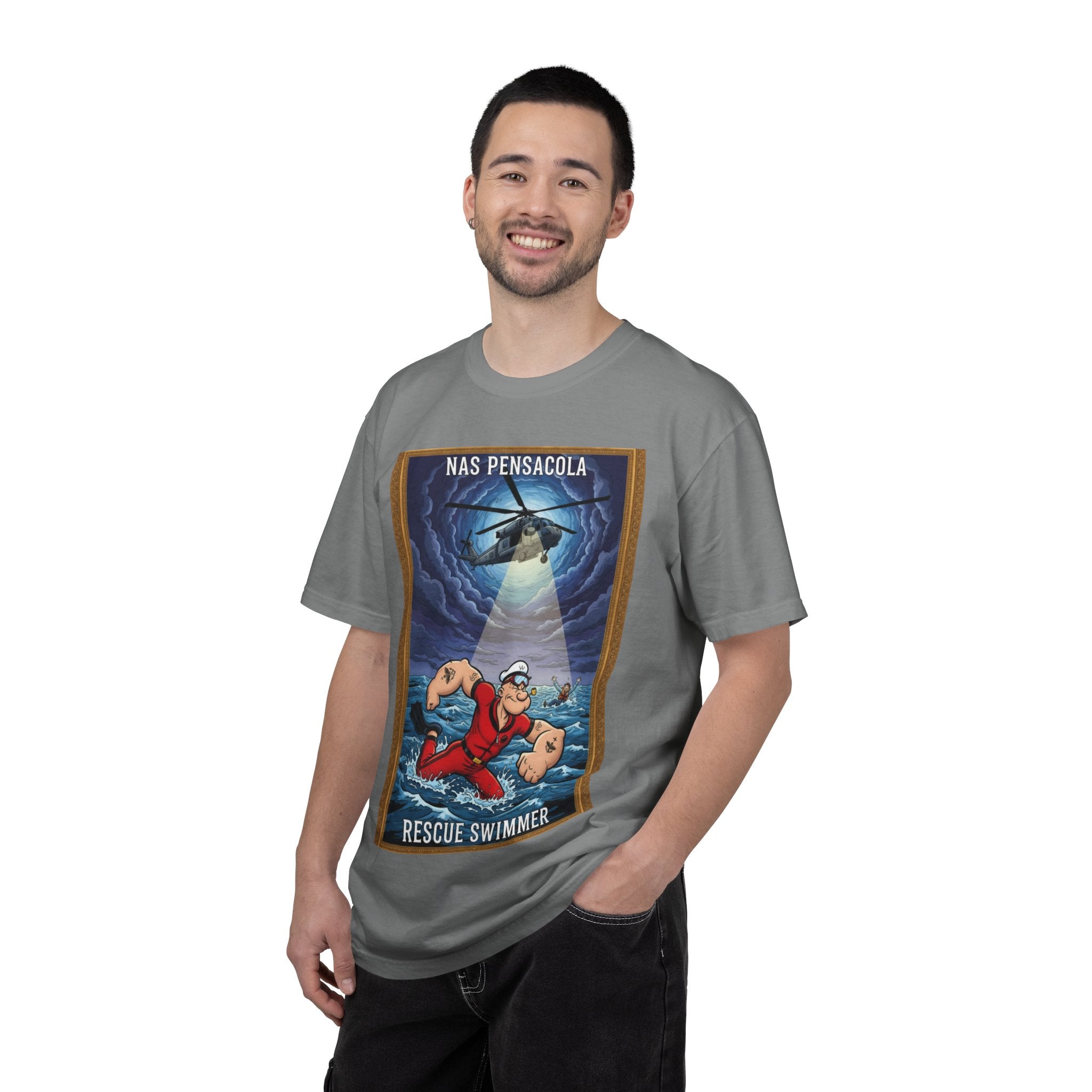 Rescue Swimmer T-Shirt — NAS Pensacola Helicopter Rescue Graphic Tee