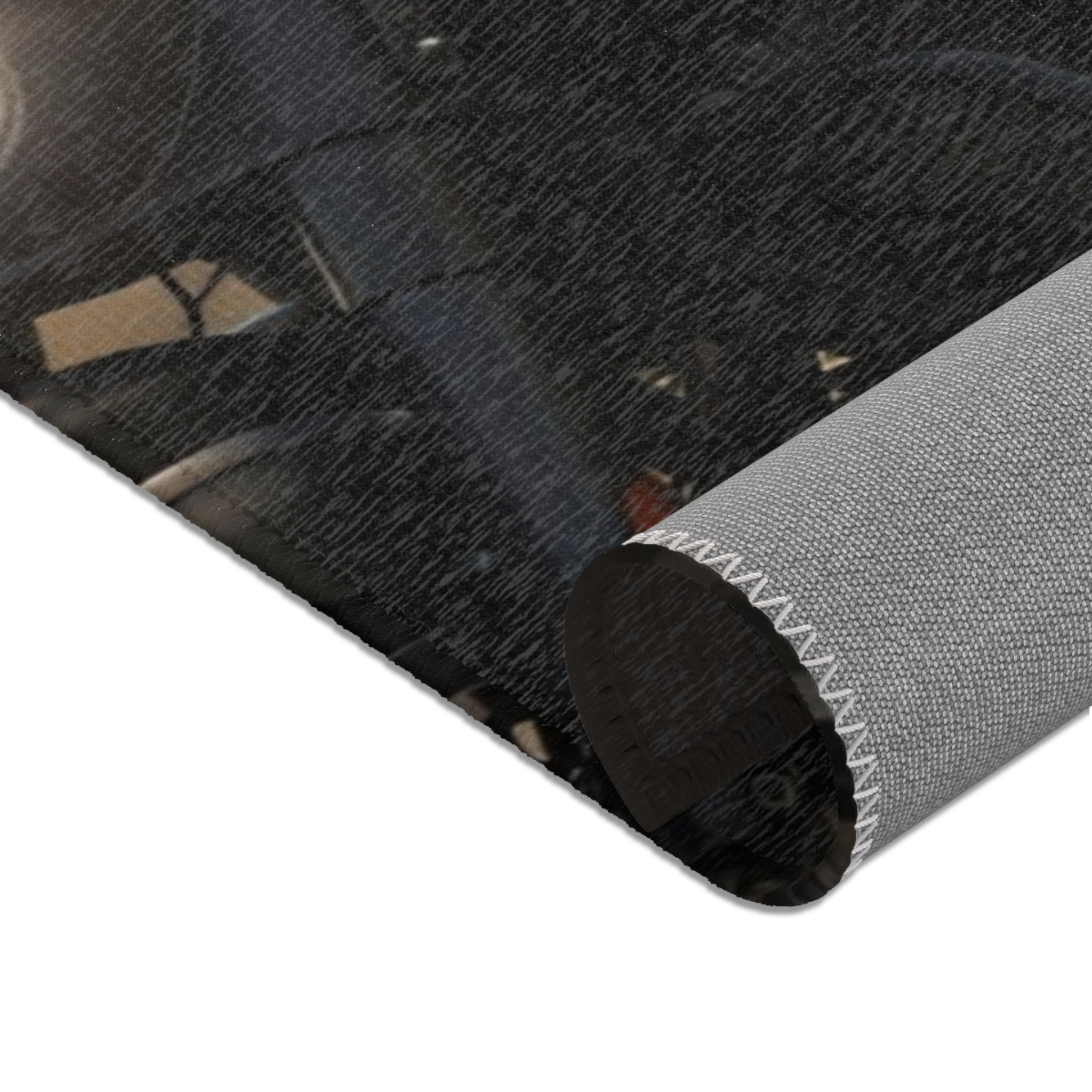 Area Rug — Pirate Biker Beach Scene Rug (Captain’s Voyage Design)