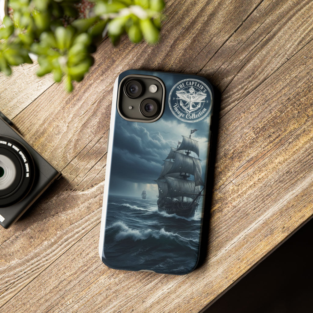Stormy Seas Ship Phone Case – Nautical Pirate Sailing iPhone Cover