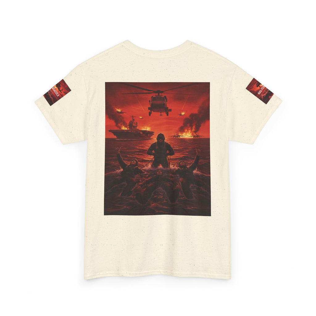 Rescue Swimmer Graphic Tee — NAS Pensacola Military Helicopter Design