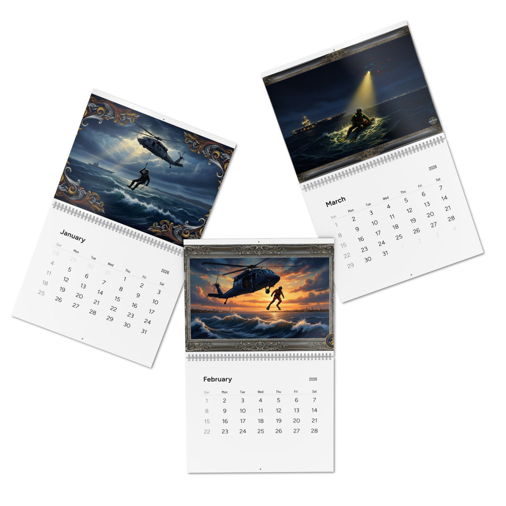 Rescue Heroes 2026 Wall Calendar