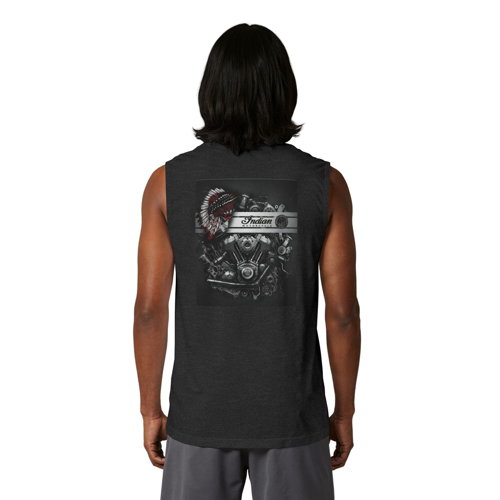 Indian Motorcycle Graphic Muscle Tank — Vintage Rider Tee
