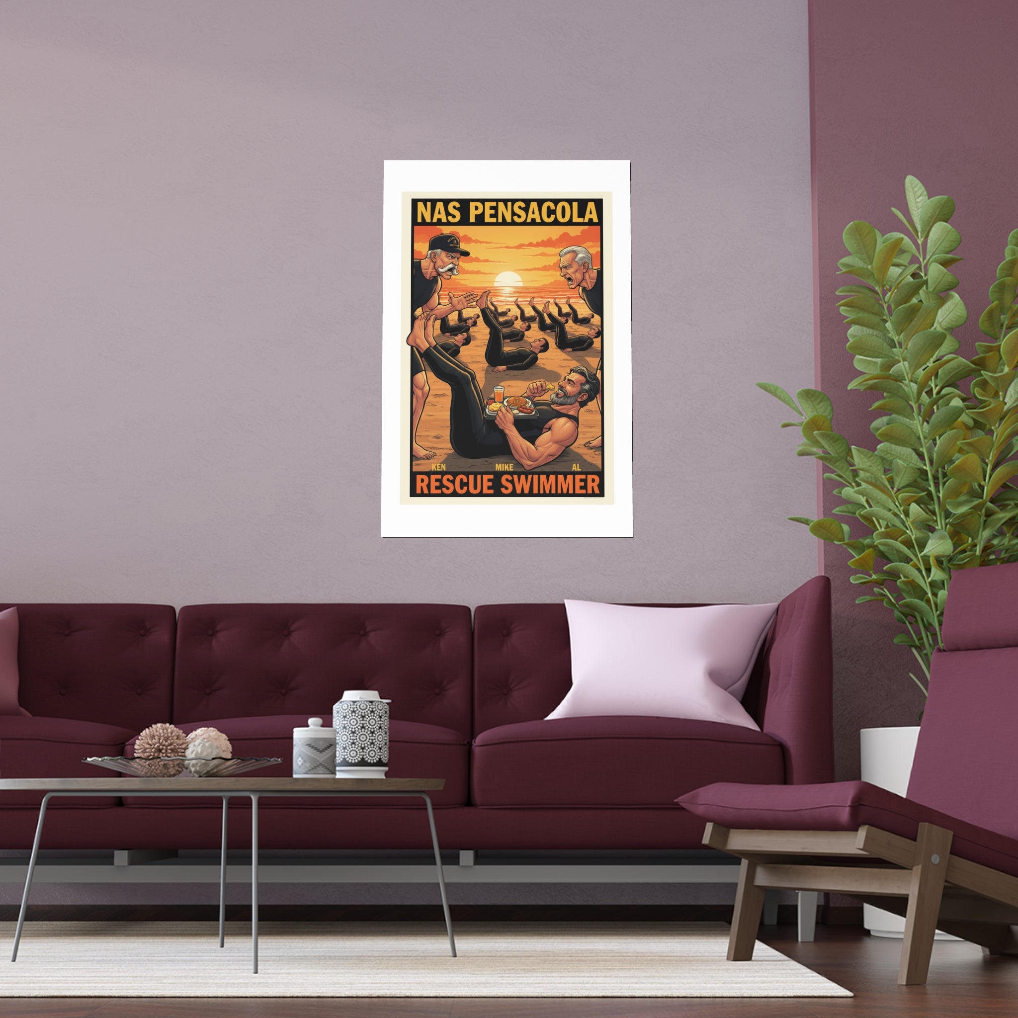 Helicopter Rescue Silk Poster — Search & Rescue Wall Art (Indoor/Outdoor)