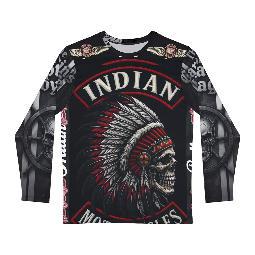 Indian Motorcycle Skull Chief Long Sleeve Shirt