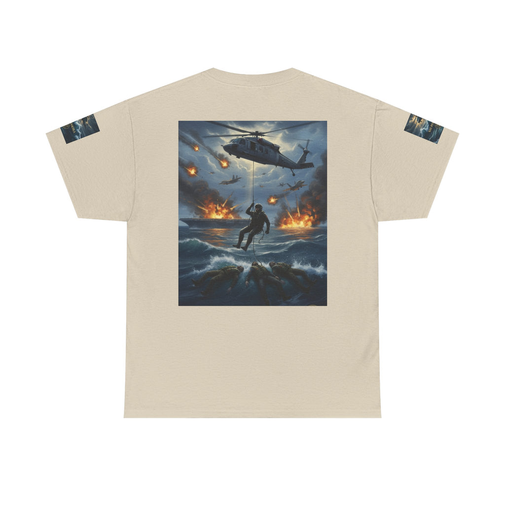 Rescue Mission Tee — Military Helicopter Search & Rescue Graphic T-Shirt