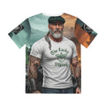 Lucky Viking Graphic Tee — Men's All-Over Print Polyester Shirt