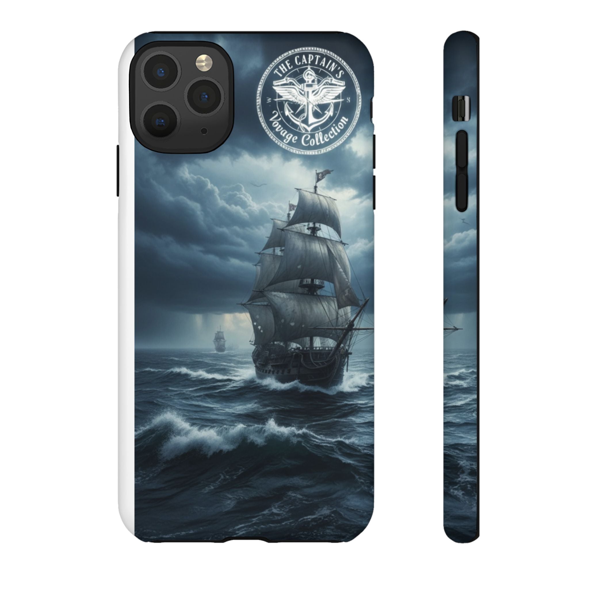 Stormy Seas Ship Phone Case – Nautical Pirate Sailing iPhone Cover