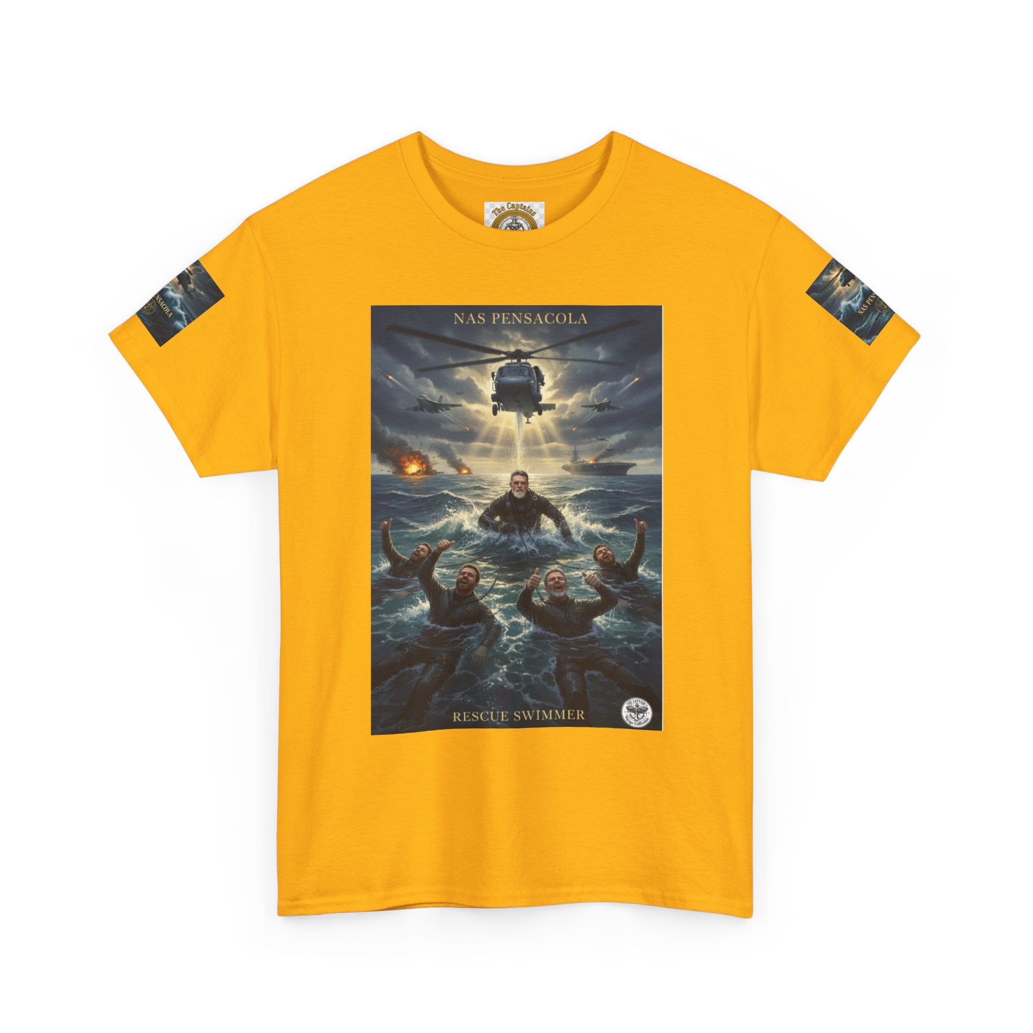 Rescue Mission Tee — Military Helicopter Search & Rescue Graphic T-Shirt