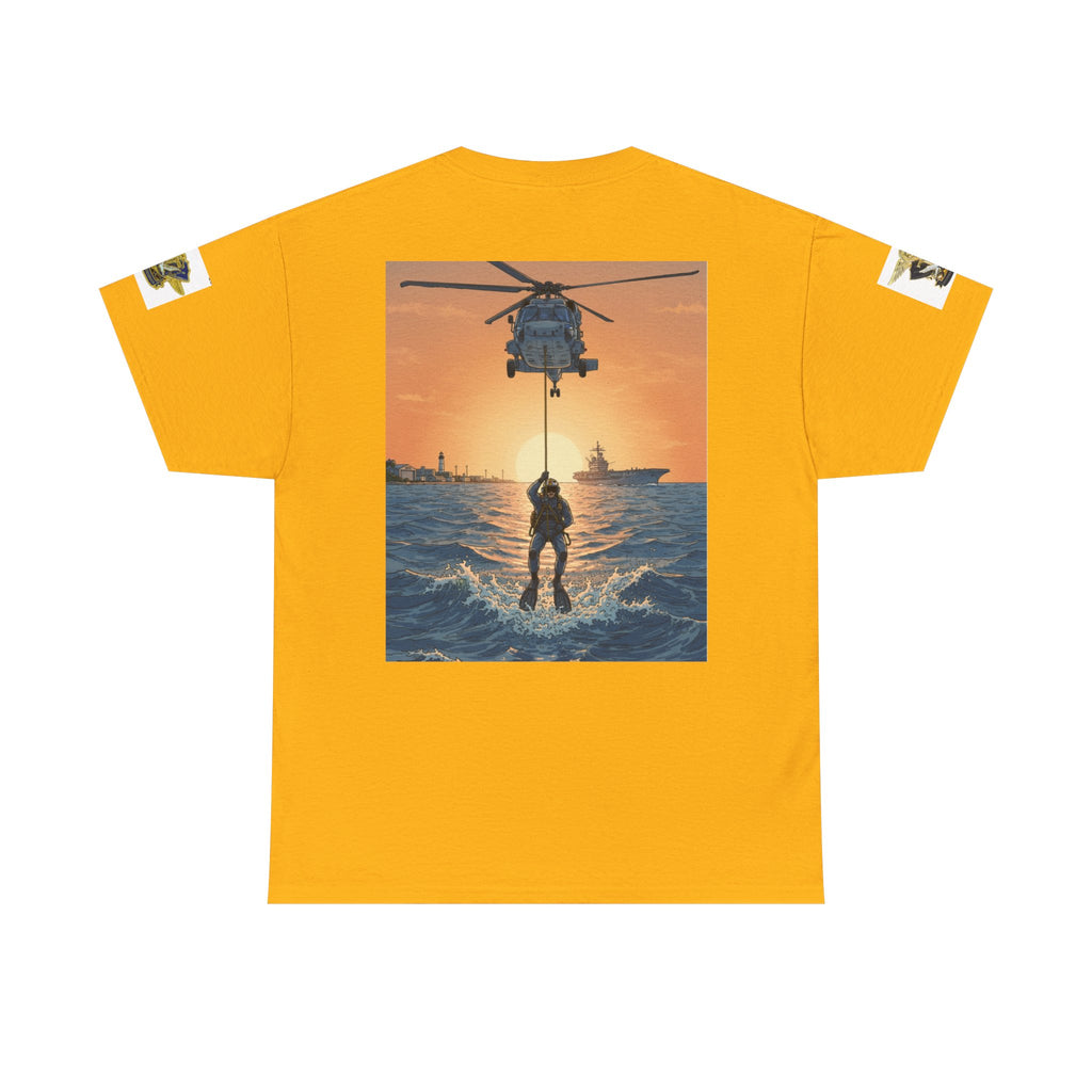 Military Rescue Riders Club T‑Shirt — SAR Chiefs Helicopter Tee
