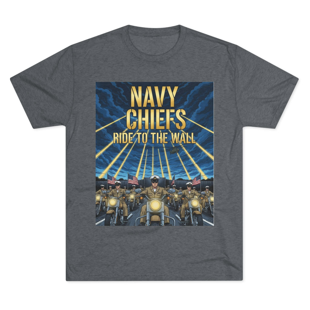Navy Chiefs Ride to the Wall T-Shirt — "2nd Option... FAFO" Veteran Tribute Tee
