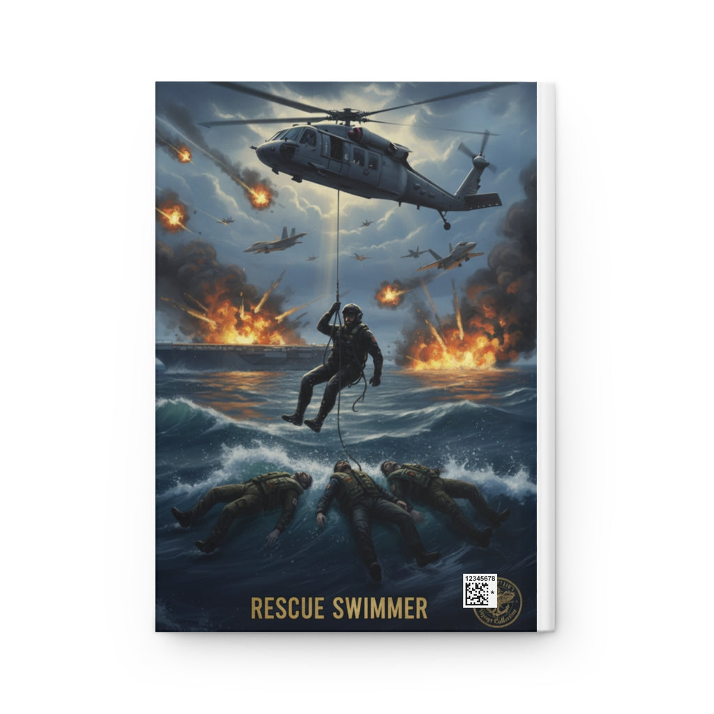 Rescue Swimmer & SAR Chiefs Riders Club Hardcover Journal – Military Search & Rescue Logbook