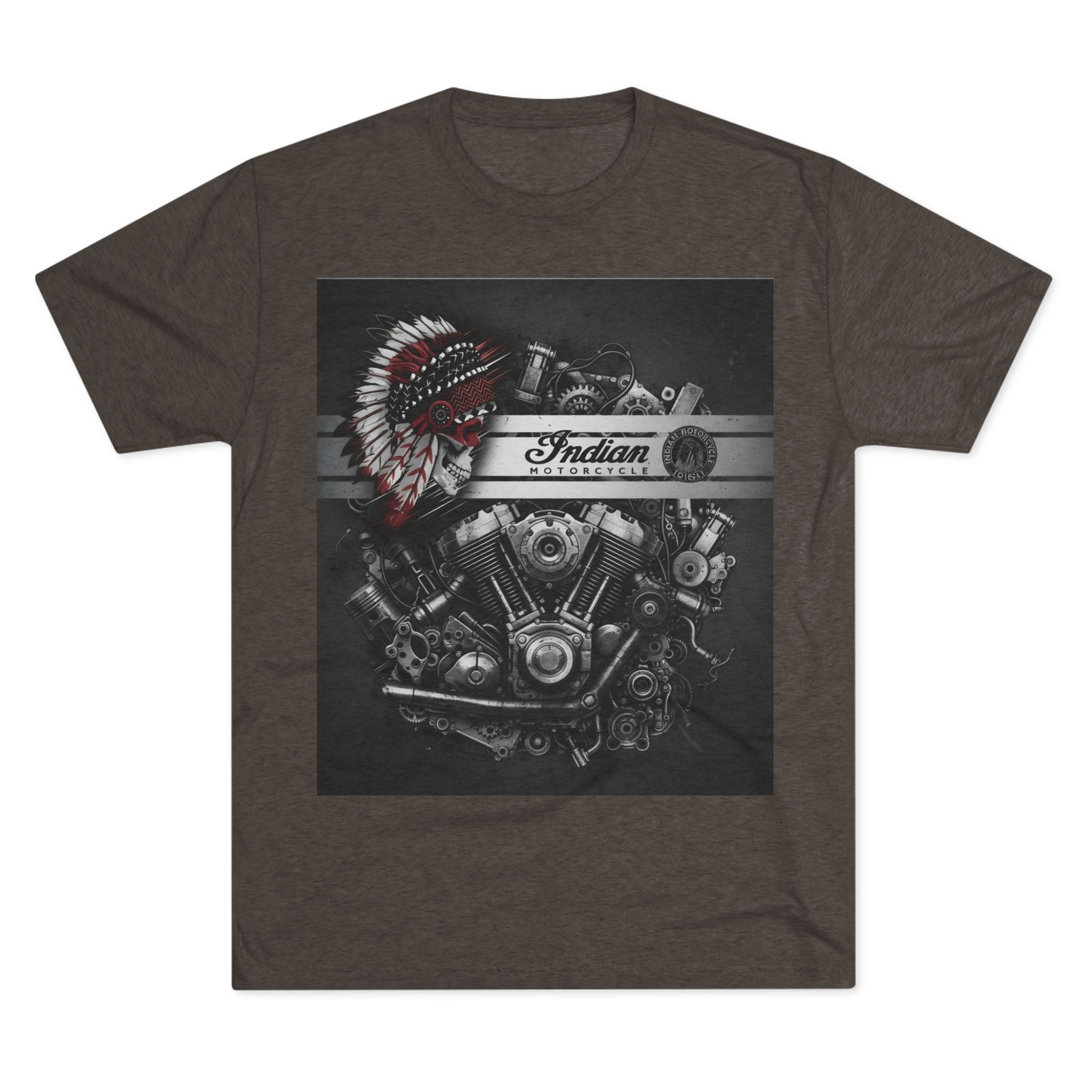 Indian Motorcycle Engine Tee — Vintage 'World's Fastest Motorcycle' Graphic