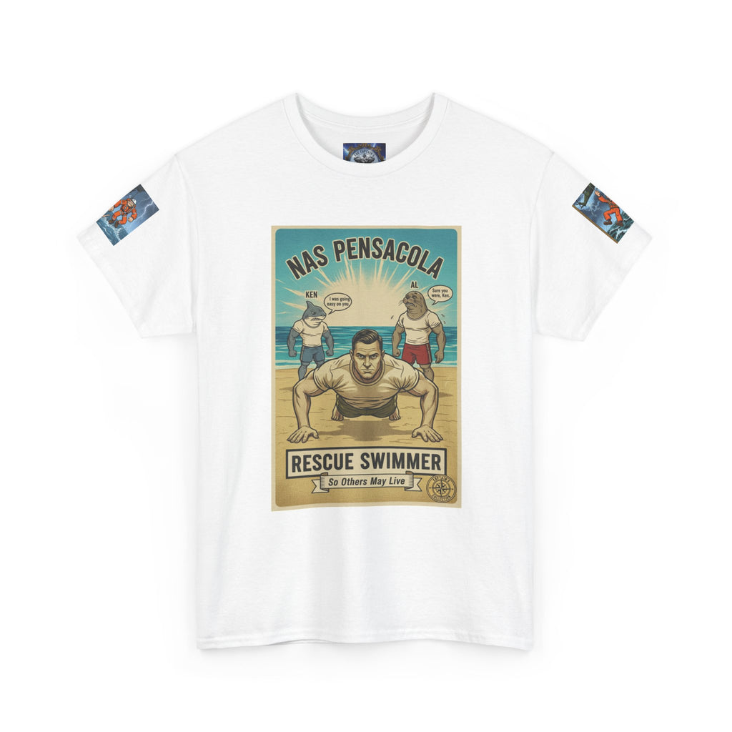 Rescue Swimmer Tee — NAS Pensacola Search & Rescue Helmet Tag T-Shirt