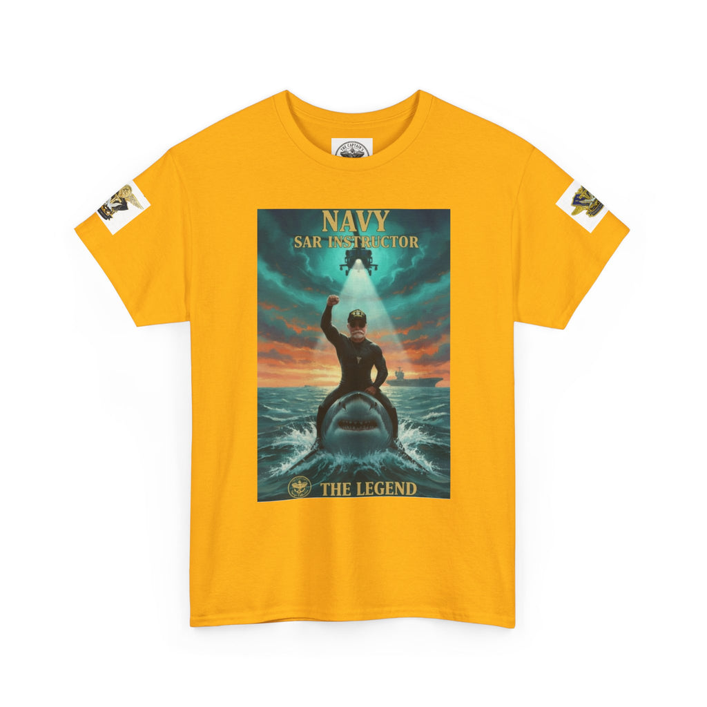 Navy SAR Helicopter Rescue Tee — "The Legend" Search & Rescue Tribute