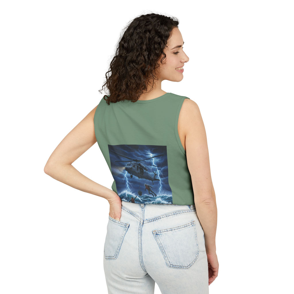Navy SAR Tank Top — "We Know No Limits" Combat Rescue Swimmers