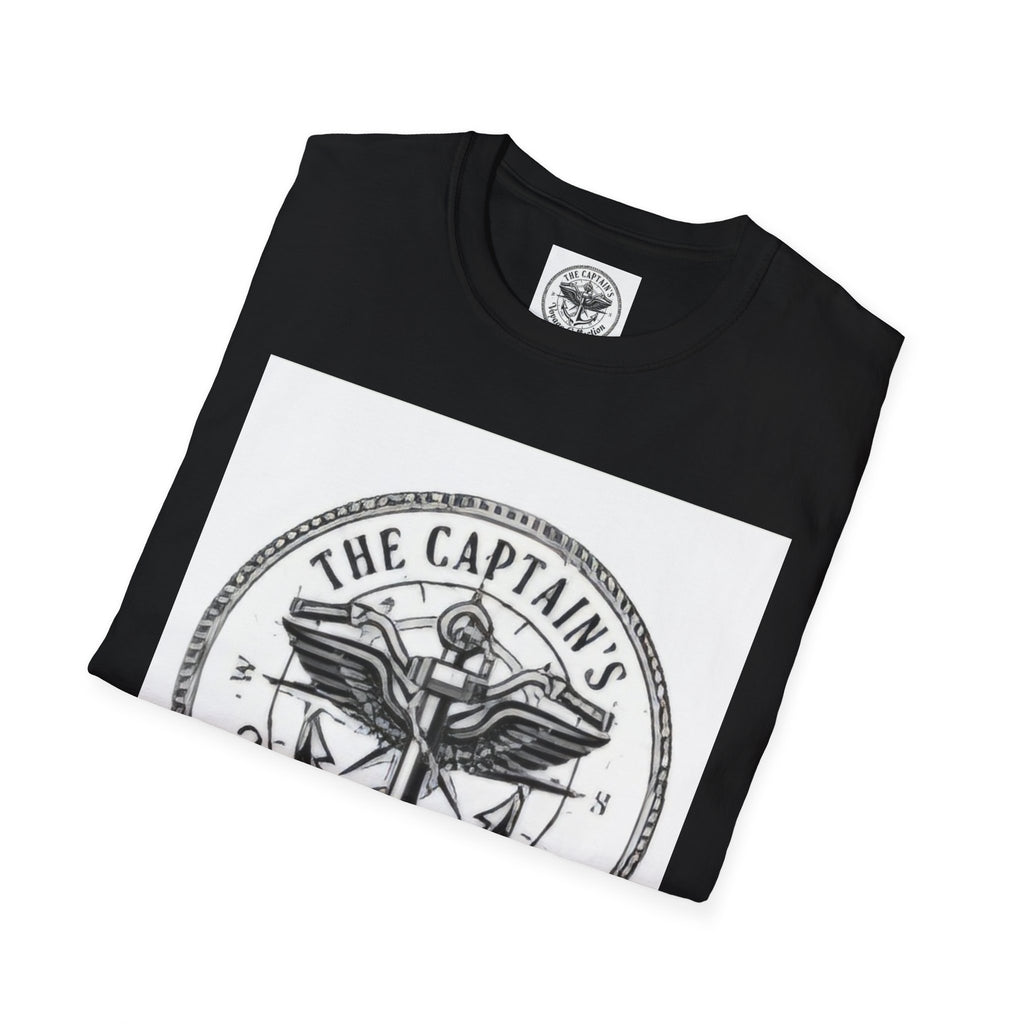 Captain’s Voyage Collection T‑Shirt — Panda Riding Motorcycle Graphic Tee