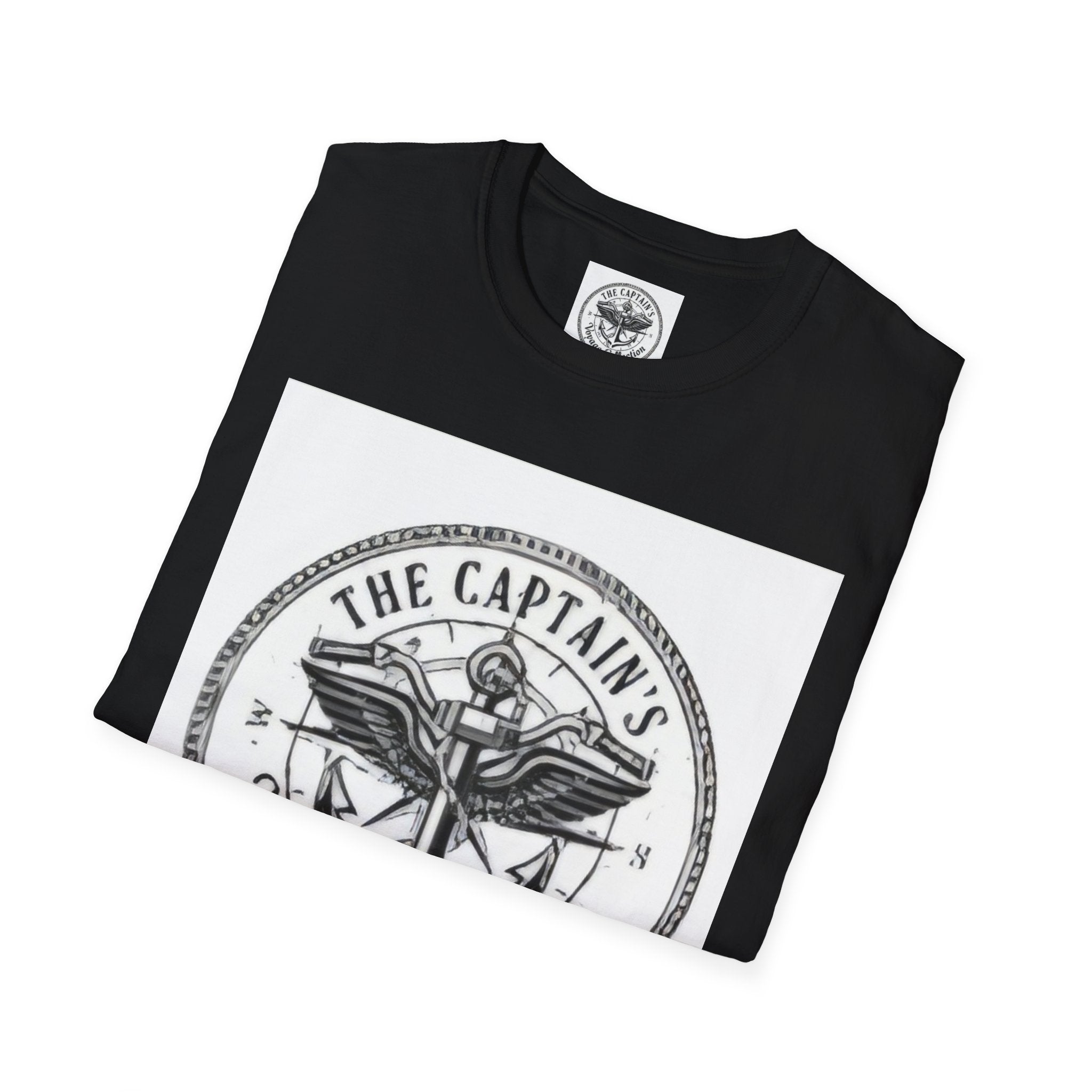 Captain’s Voyage Collection T‑Shirt — Panda Riding Motorcycle Graphic Tee