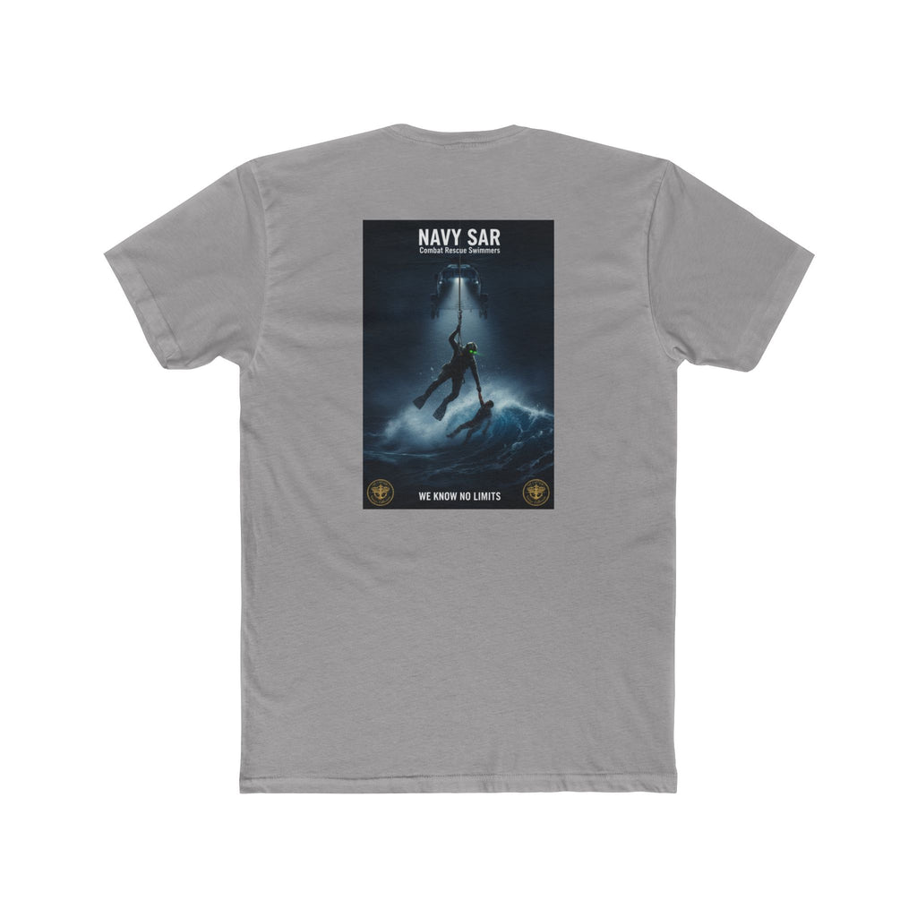 Navy SAR Combat Rescue Swimmers Graphic Tee — "We Know No Limits"