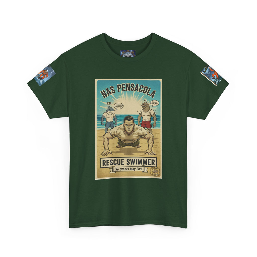 Rescue Swimmer Tee — NAS Pensacola Search & Rescue Helmet Tag T-Shirt