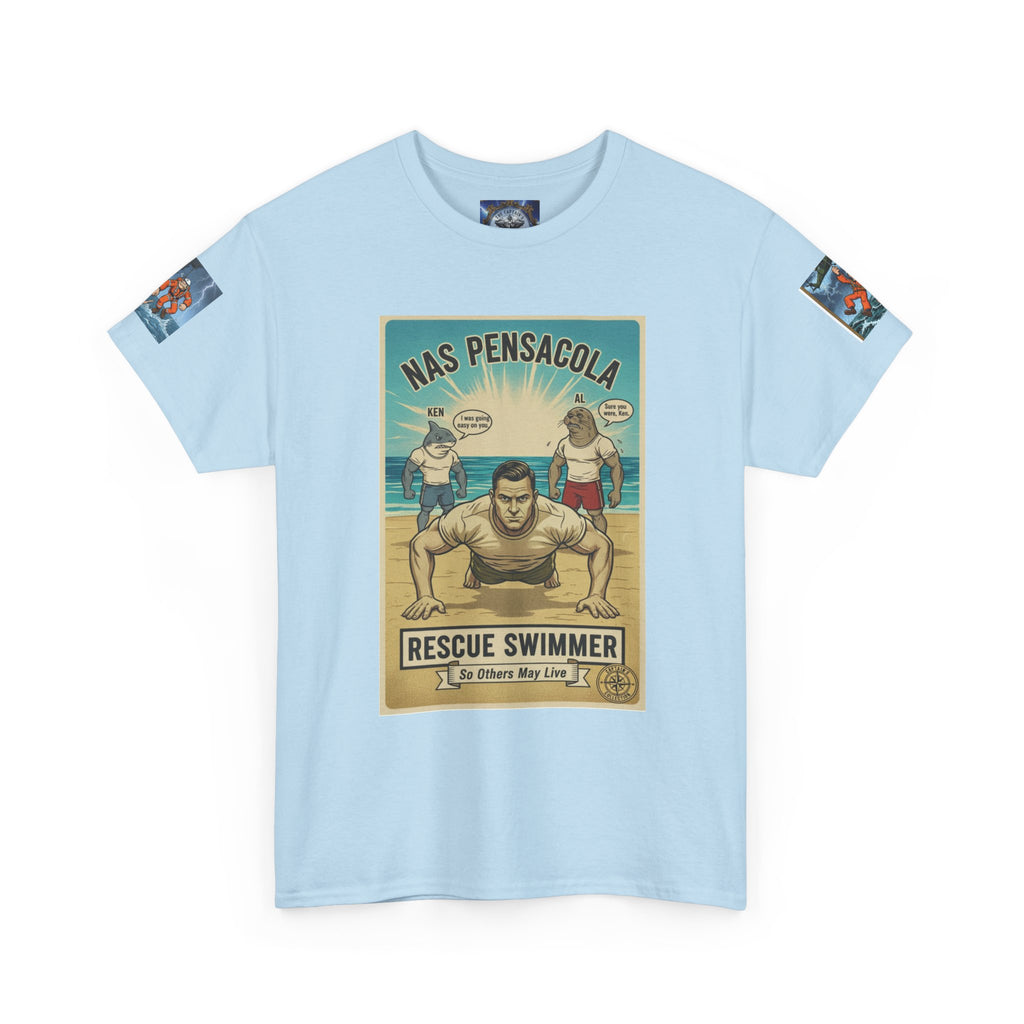 Rescue Swimmer Tee — NAS Pensacola Search & Rescue Helmet Tag T-Shirt